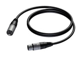 ProCab højttalerkabel 2 x 1,5 mm²  XLR > XLR, 10 meter