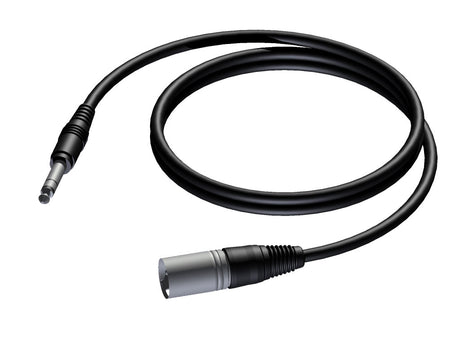 ProCab XLR han > Jack stereo - balanceret kabel 5 meter