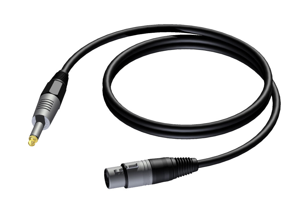 ProCab Jack > XLR hun - mikrofonkabel 3 meter