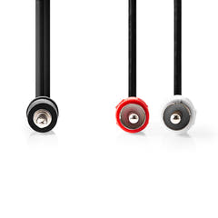 Adapterkabel Minijack til RCA Phono (2m)