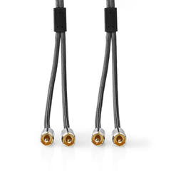 Premium Stereo Phono kabel (1m)