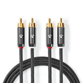 Premium Stereo Phono kabel (2m)
