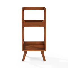 Crosley Asheville Small Vinylopbevaring til 130 Plader – Walnut