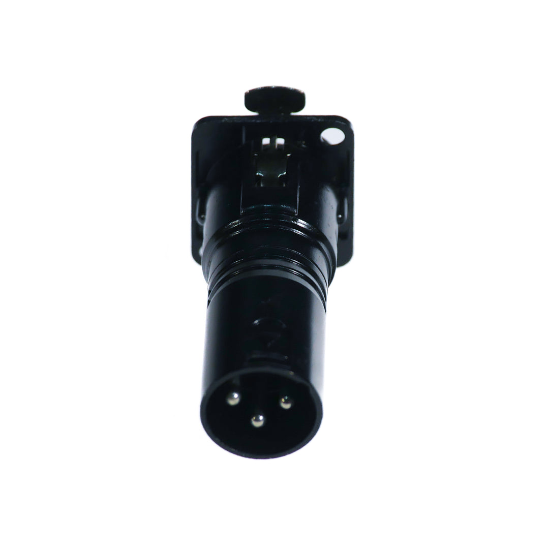 Perfex XLR Han til XLR Hun Chassis Stik,(Sort)
