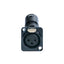 Perfex XLR Han til XLR Hun Chassis Stik,(Sort)