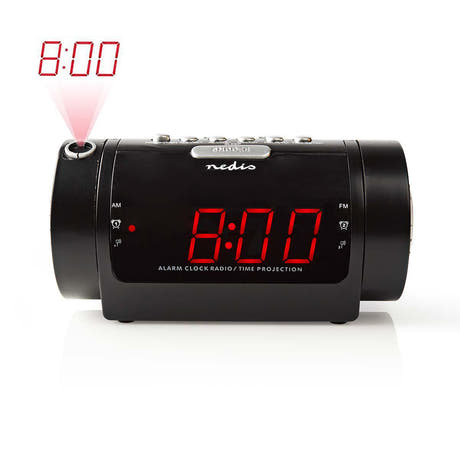 Clockradio med indbygget projektor