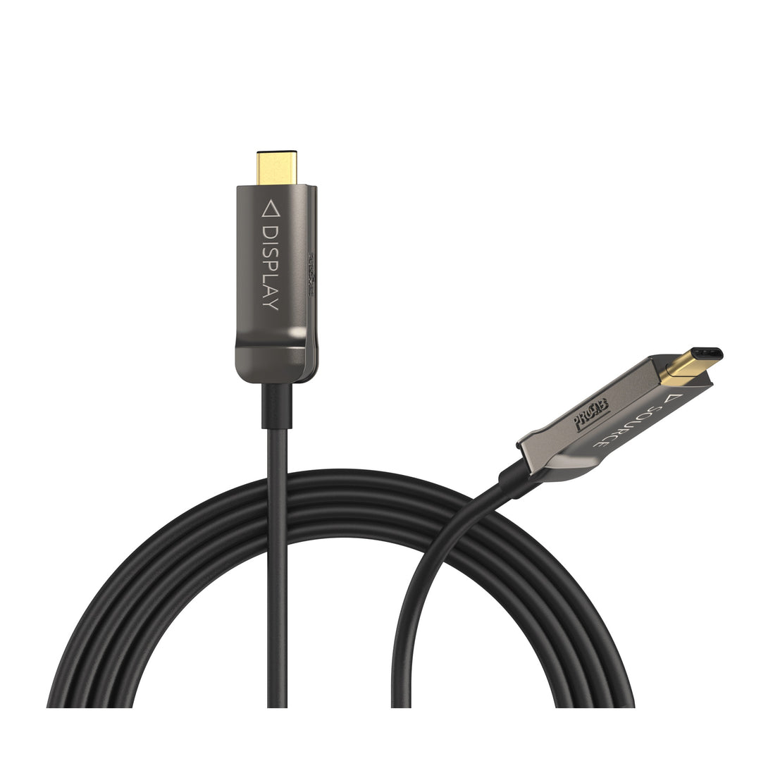 ProCab USB C aktiv optisk kabel 4K@60 Hz Displayport 15 m