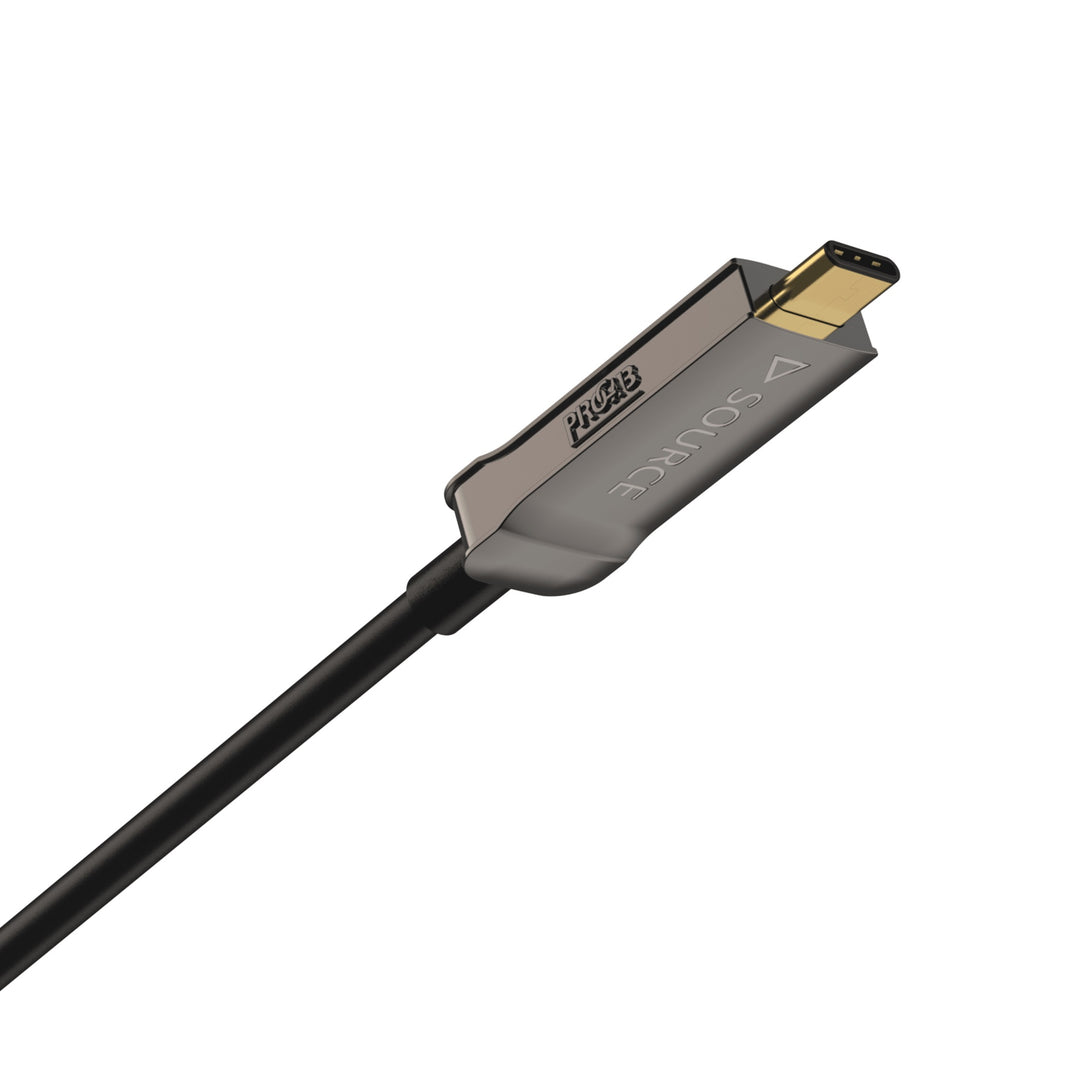 ProCab USB C aktiv optisk kabel 4K@60 Hz Displayport 15 m
