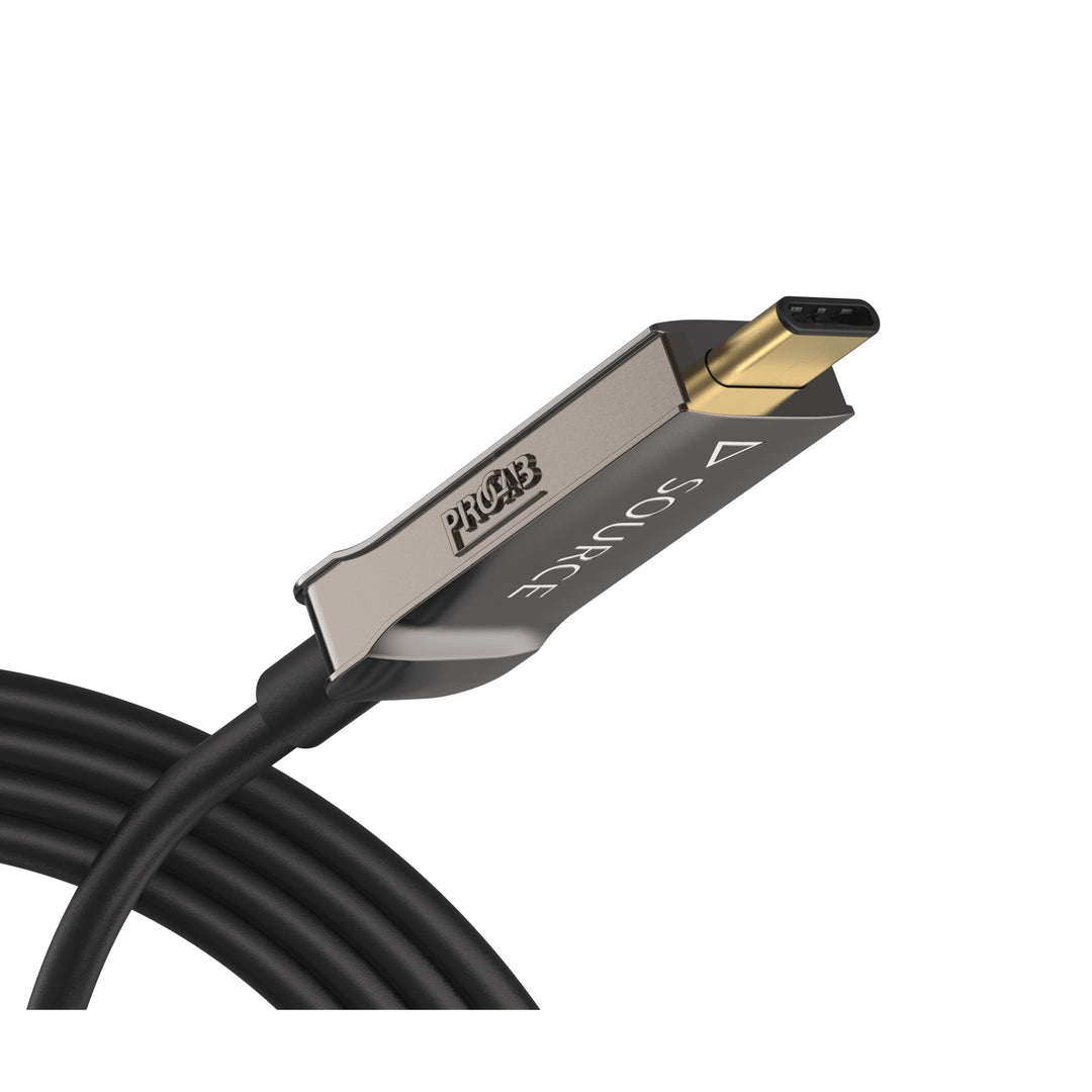 ProCab USB C aktiv optisk kabel 4K@60 Hz Displayport 15 m