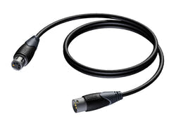 ProCab DMX-AES 110 Ohm digital audio 5 pin XLR 0,5 m