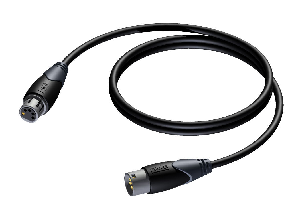 ProCab DMX-AES 110 Ohm digital audio 5 pin XLR 0,5 m