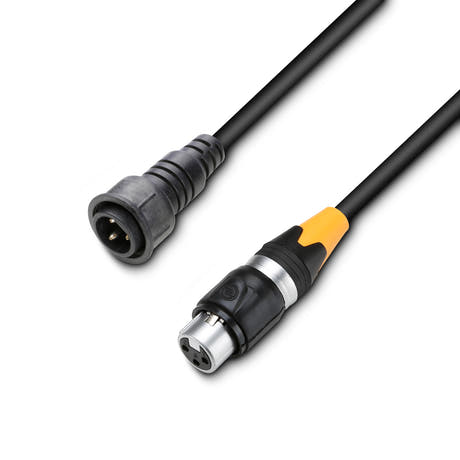 Cameo DMX 3 AD OUT IP65 - DMX-adapter OUT til LED IP-Par, 3-polet, 1,0 m