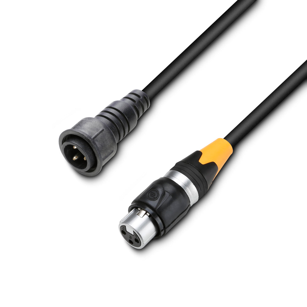 Cameo DMX 3 AD OUT IP65 - DMX-adapter OUT til LED IP-Par, 3-polet, 1,0 m