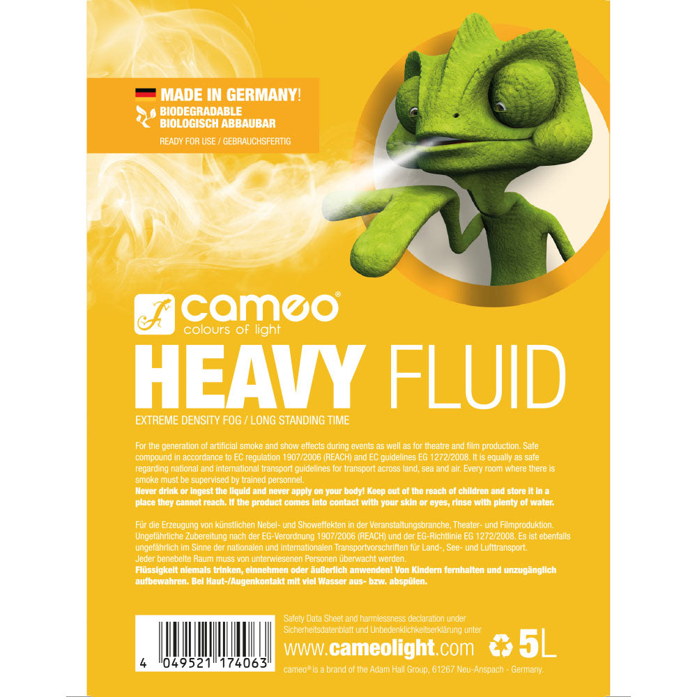 Cameo HEAVY FLUID 5 L - Tågevæske med meget høj tæthed og meget lang ståtid 5 L