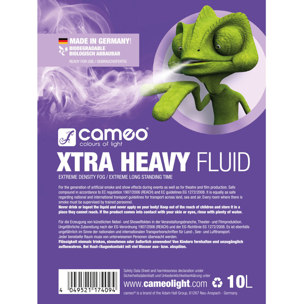 Cameo XTRA HEAVY FLUID 10 L - Tågevæske med meget høj densitet og ekstremt lang hængetid 10 L
