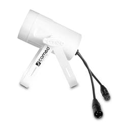 Cameo Q-SPOT 15 RGBW WH - Kompakt spotlys med 15W RGBW LED i hvidt kabinet