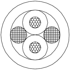 ProCab højttalerkabel BC rund 2 x 0,75 mm² 300 meter