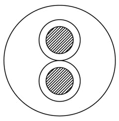 ProCab højttalerkabel  EN50399 2 x 4 mm² 300 meter