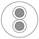 ProCab højttalerkabel  EN50399 2 x 4 mm² 300 meter