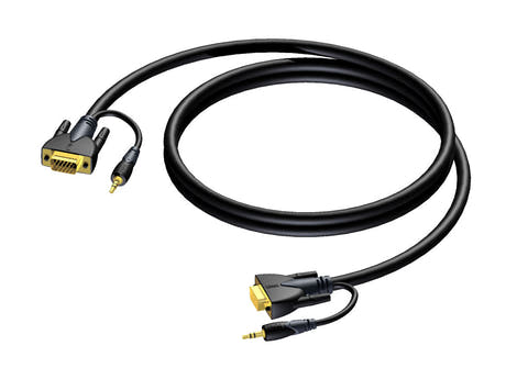 ProCab SVGA han > SVGA han & Stereo Audio Jack 20 meter