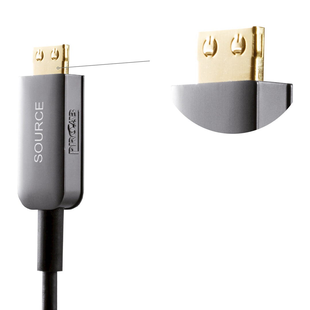 ProCab Aktiv 4K installations optisk HDMI 2.0 kabel, 20 m