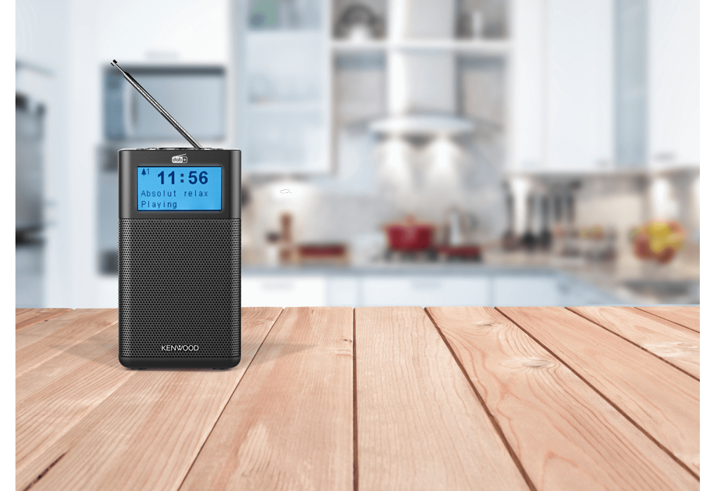 Kenwood CR-M10DAB-B FM,DAB+, Bluetooth Radio (Sort)