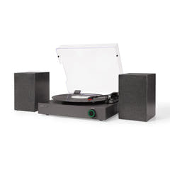 Crosley Zane Pladespiller med højttalere, Sort