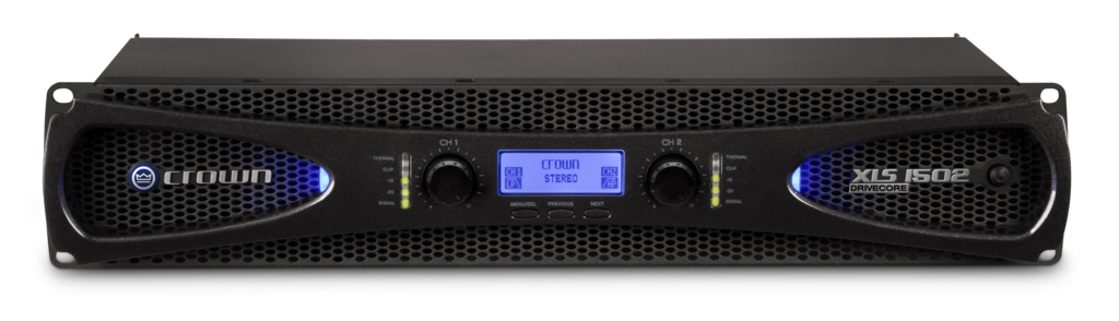 Crown XLS1502 2-Kanals Forstærker 2x525W @ 4Ω | DSP | XLR/RCA