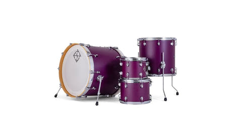 Dixon PODCSTH422-01-SDP shellset 22", Satin Deep Purple