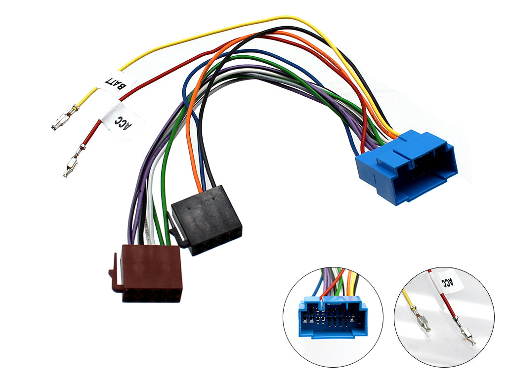 CT20NS08 ISO Stik til Fiat, Honda, Nissan, Opel og Suzuki