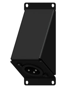 Caymon CASY124 1 plads, vinklet plade 1 x XLR han 3-pin