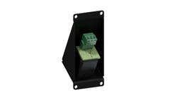 Caymon CASY124 1 plads, vinklet plade 1 x XLR han 3-pin