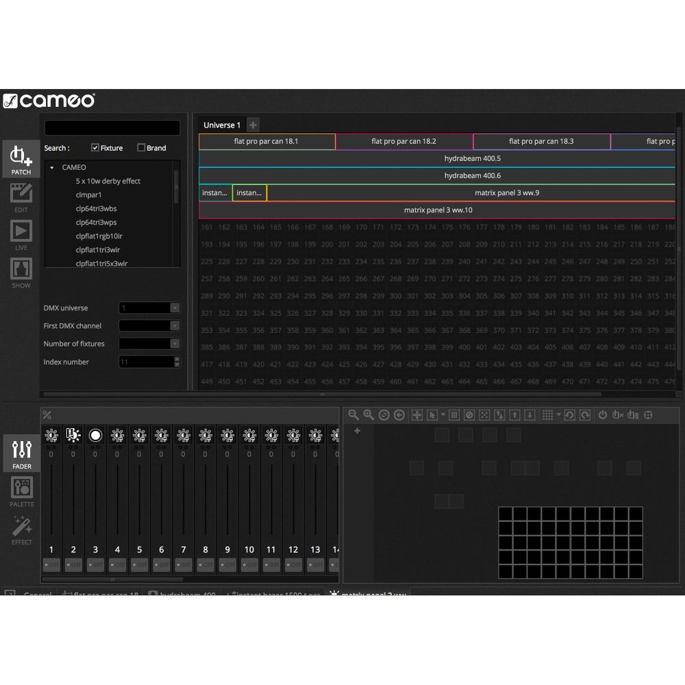 Cameo DVC CUE USB-DMX Interface og Software