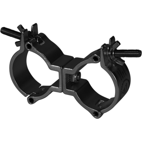 Dobbelt Swivel Clamp (Sort, 50mm, 100kg)