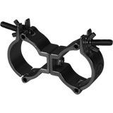 Dobbelt Swivel Clamp (Sort, 50mm, 100kg)