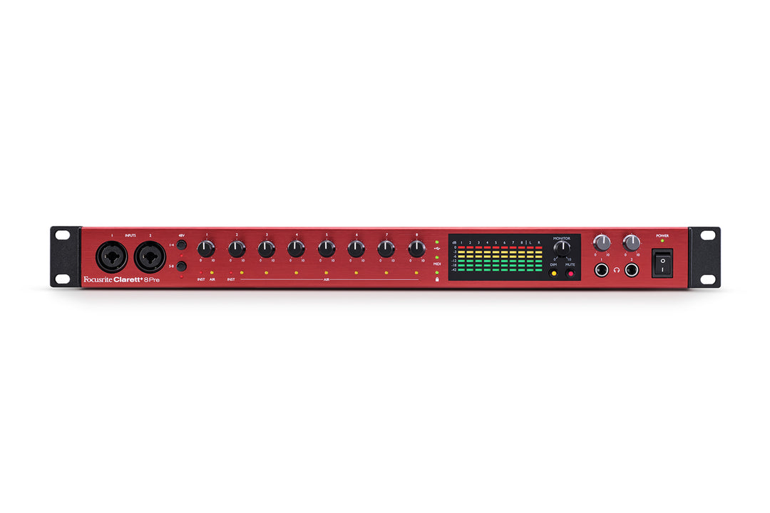 RETURVARE-Focusrite Clarett+ 8Pre USB Lydkort