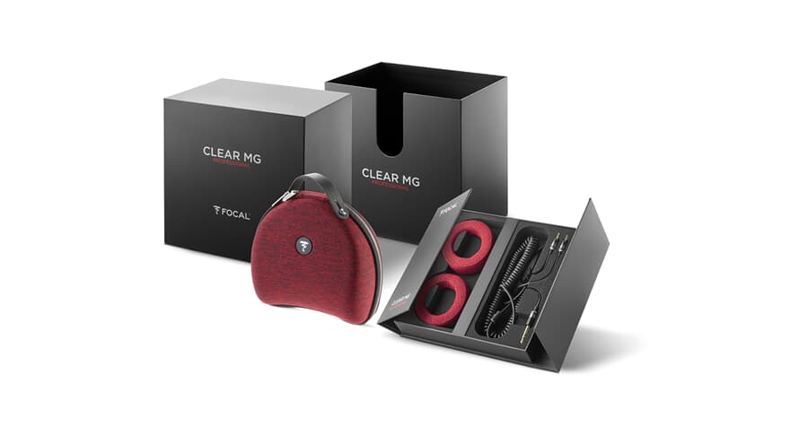 Focal Clear MG Professional Studie Høretelefoner (Rød)