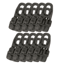 Molton Clips Midi 10 stk. (Sort)