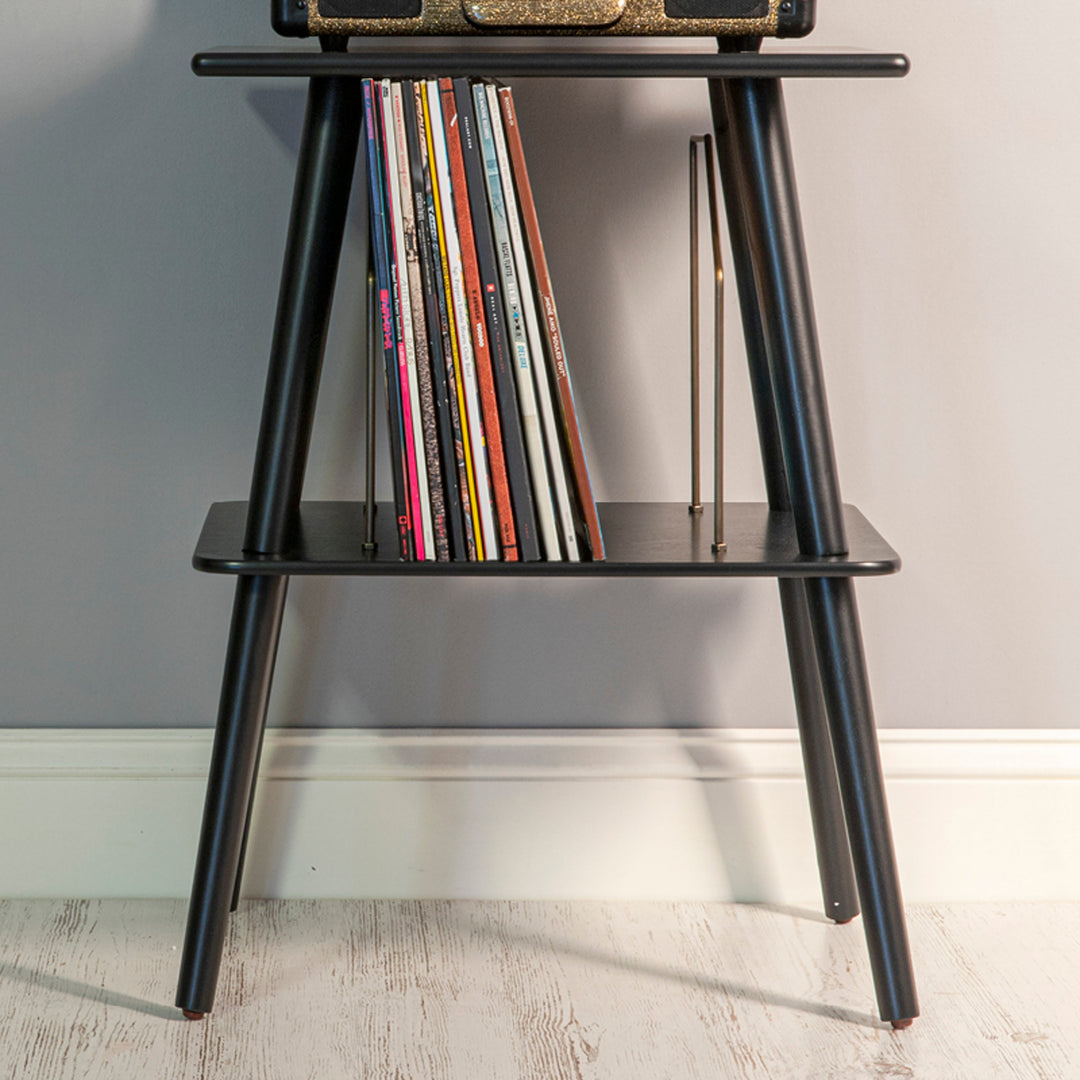 Crosley - Manchester Pladespiller Møbel (Sort)