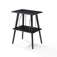 Crosley - Manchester Pladespiller Møbel (Sort)