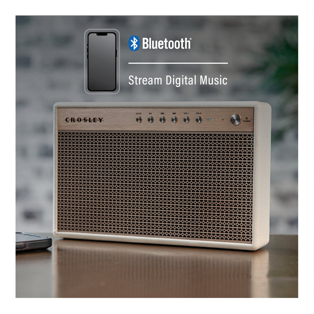 Crosley Montero Bluetooth Højttaler (Hvid)