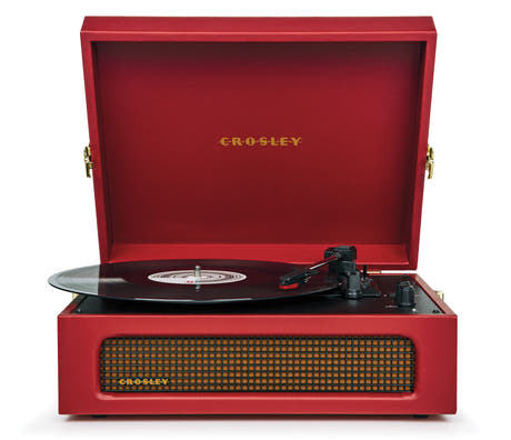 Crosley Voyager Pladespiller Tovejs Bluetooth (Burgundy Red)