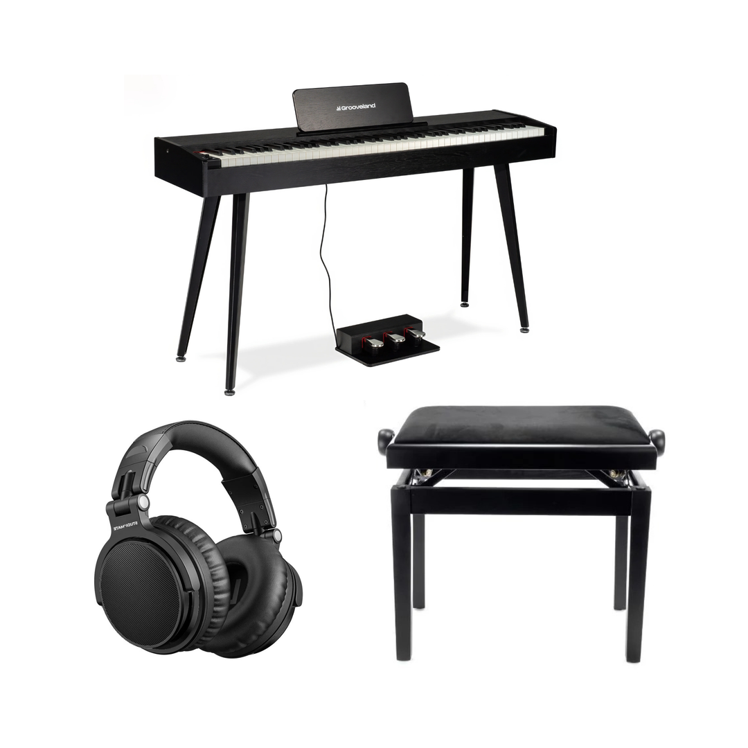 Grooveland DDP-140 El Klaver (Sort) Bundle