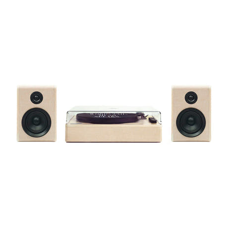 Crosley DEAN Turntable stereo system (Soft Sand)