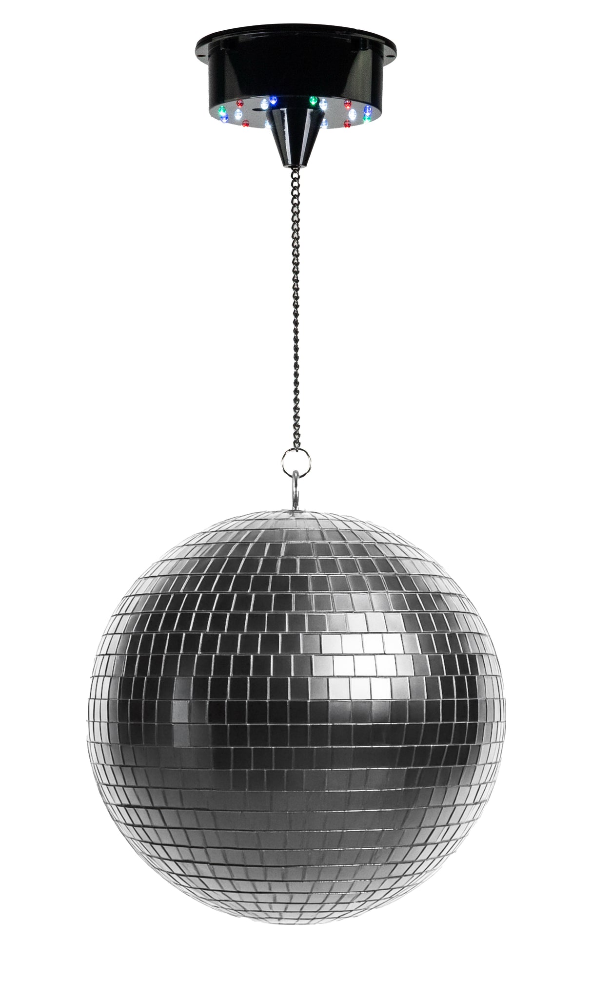 Marconi Batteridrevet Diskokugle m. LED (30 cm)