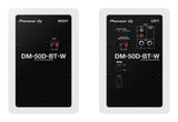 Pioneer DJ DM-50D-BT-W Studie Monitors m. Bluetooth (Hvid)