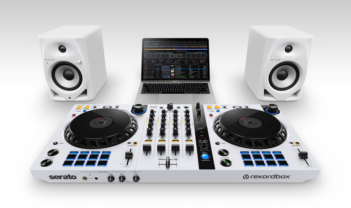 Pioneer DJ DM-50D-BT-W Studie Monitors m. Bluetooth (Hvid)