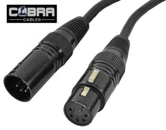 DMX Kabel 5 Polet (0,5 m)
