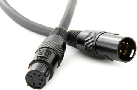 DMX Kabel 5 Polet (0,5 m)