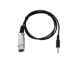 DMX adapter OUT jack 3,5/XLR 1m